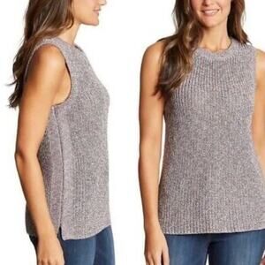 ELLA MOSS Marge Knit Sleeveless Chunky Sweater Vest Size XL